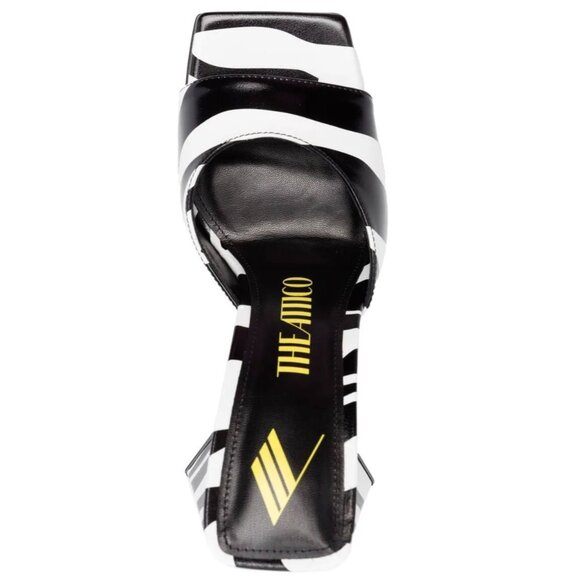 The Attico Devon Zebra Print 115mm Sandals Size 5 - Picture 6 of 15